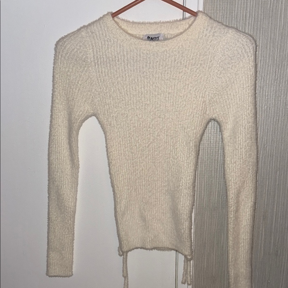 Nasty Gal Cream Sweater